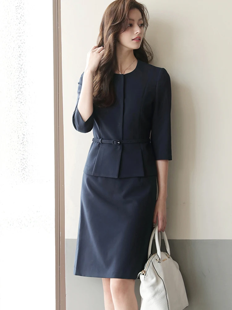 

Offiygida Busin Koi Fi Set Classic ort Commute Profional Coat Women's Slim Fit Polyester Spring Collection