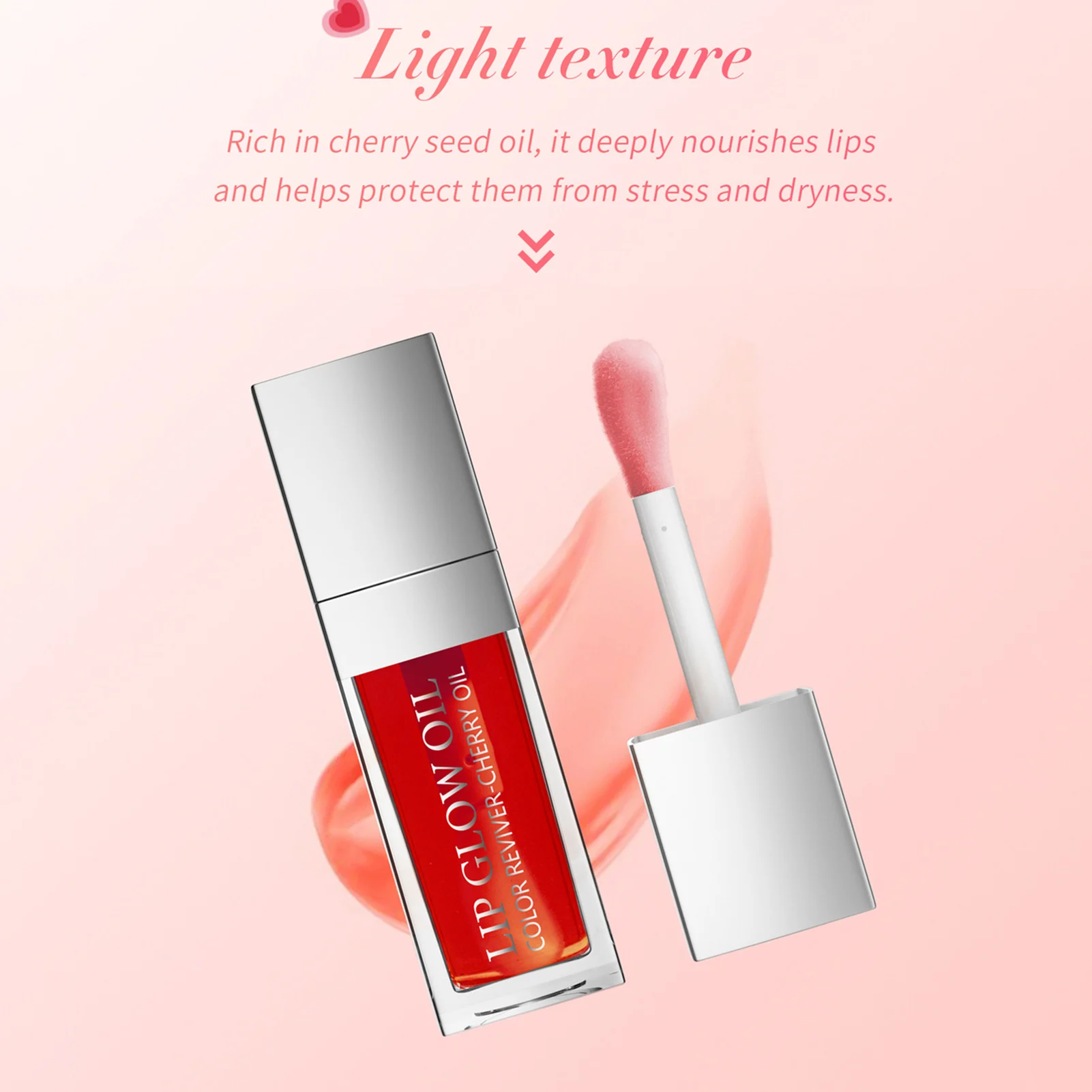 Lip Nourishing Oil Shiny Lip Plumper Oil Increase Lip Elasticity Lip Gloss for Cracked Lips Dead Skin Dull Lip Line