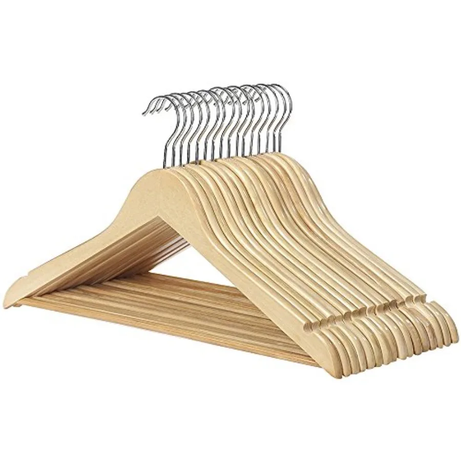 

Набор из 16 вешалок для костюмов из натурального дерева класса А