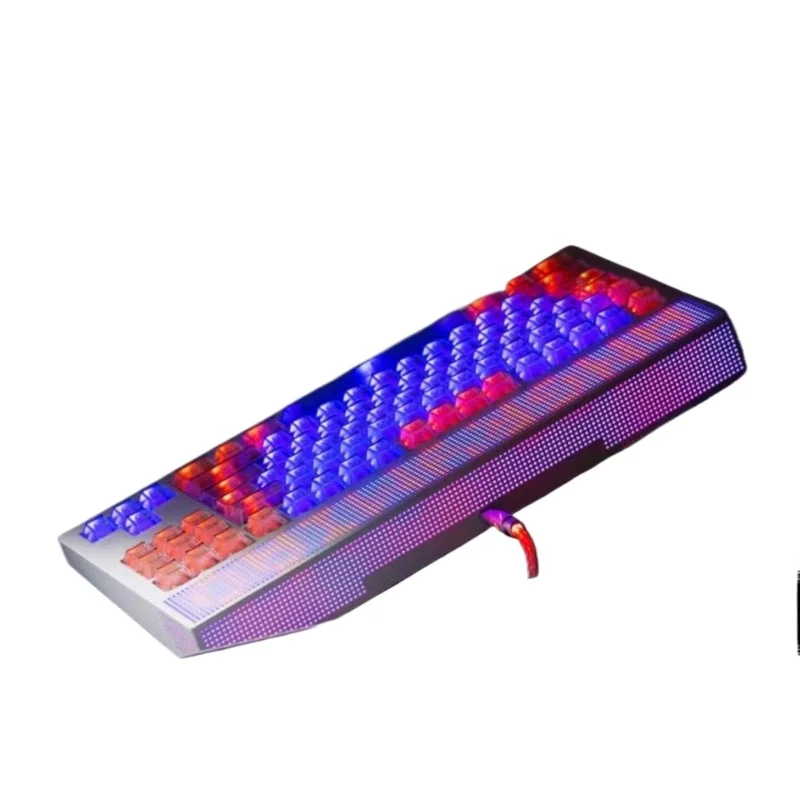 

Neon 80 finished product customized mechanical keyboard tile girls' FPS game e-sports