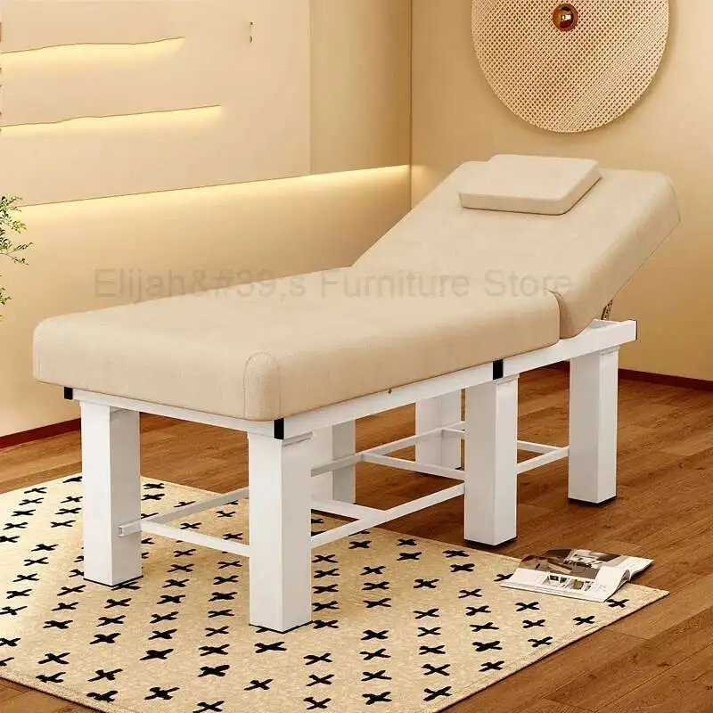 

Cosmetic Massage Table Functional Reclining Foldable Bed Mattress Beauty Salon Lounger Camilla Masaje Beauty Furniture MQ50MB