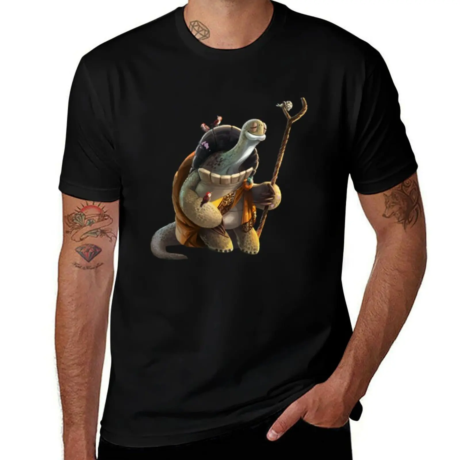 

Master Oogway Meditating T-Shirt g man t shirts for men t shirts for man graphic tees man t shirts cotton T-Shirt