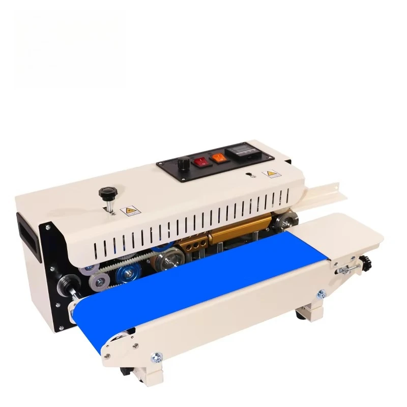 

New Update Small Desktop Mini Automatic Aluminum Foil Plastic Bag Sealing Machine Continuous Horizontal Band Sealer
