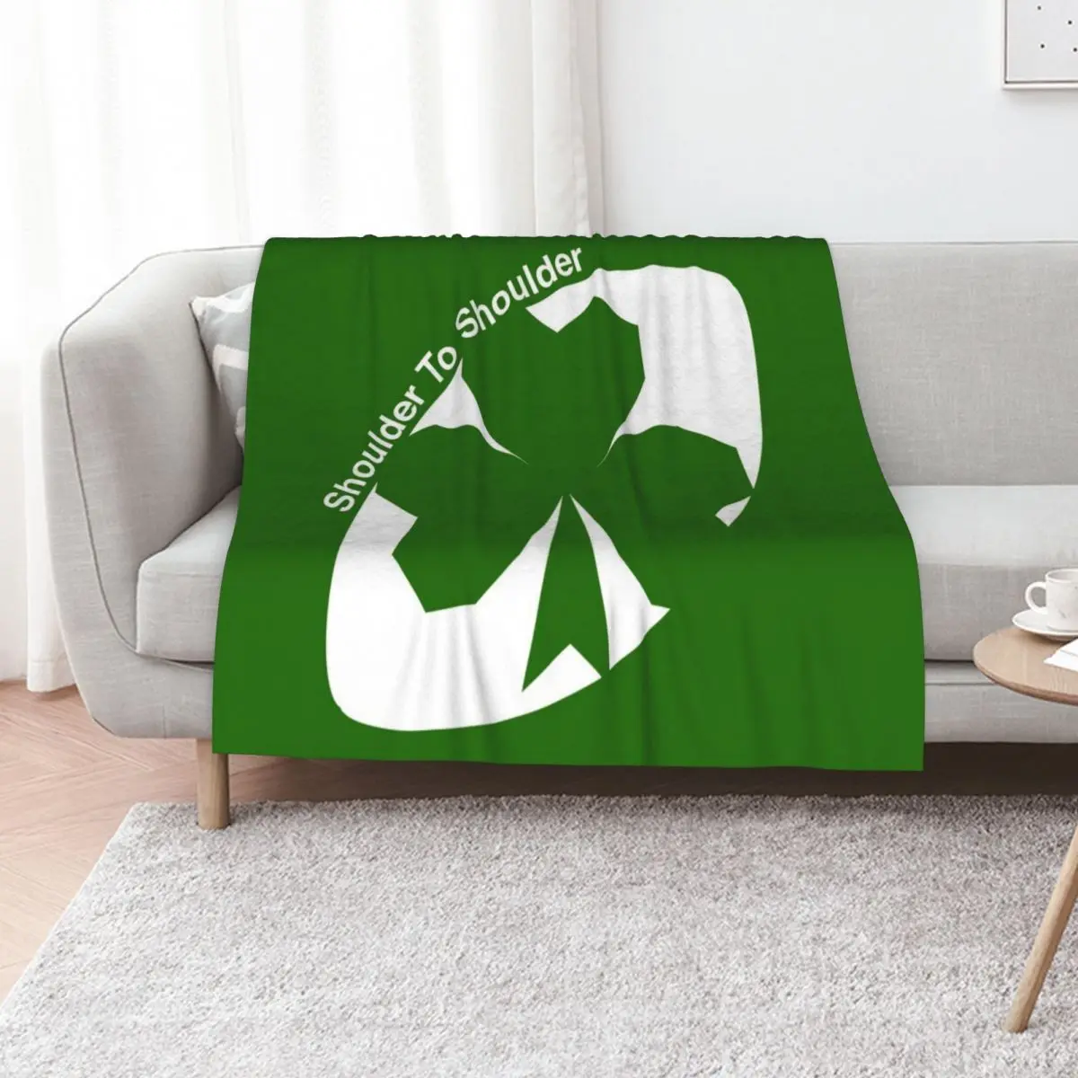 Rugby Ireland Throw Blanket bed plaid Thermals For Travel Fashion Sofas Sofas Luxury St Blankets