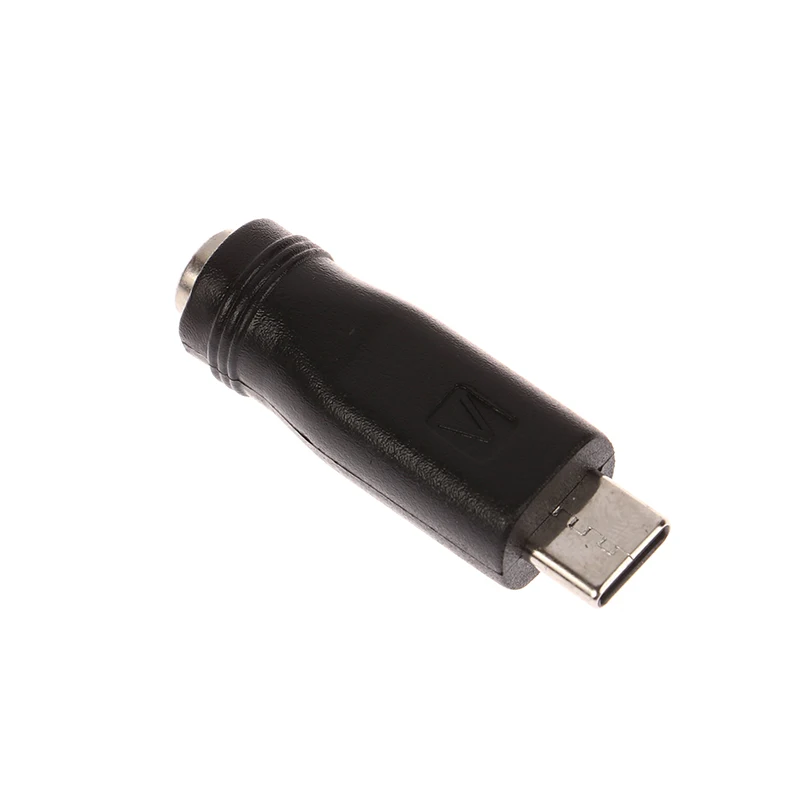1Pc Type-C Power Adapter Converter Plug USBC DC5.5X2.1 2.5 Turn DC to USB Type-C Charging Cable Adapter Converter