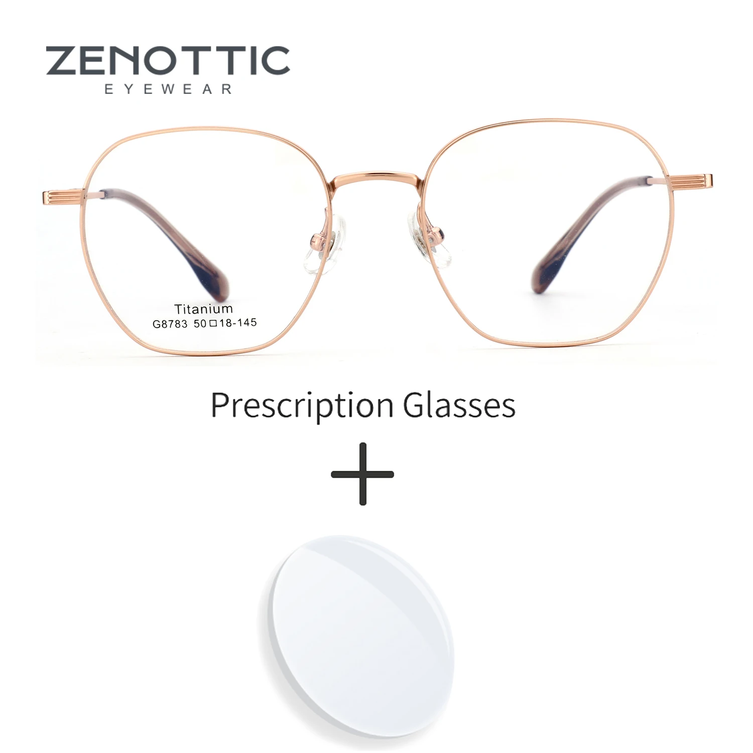 

ZENOTTIC (размер M), новые поступления, круглые очки из чистого титана, очки по рецепту, женские и мужские фотохромные оптические очки