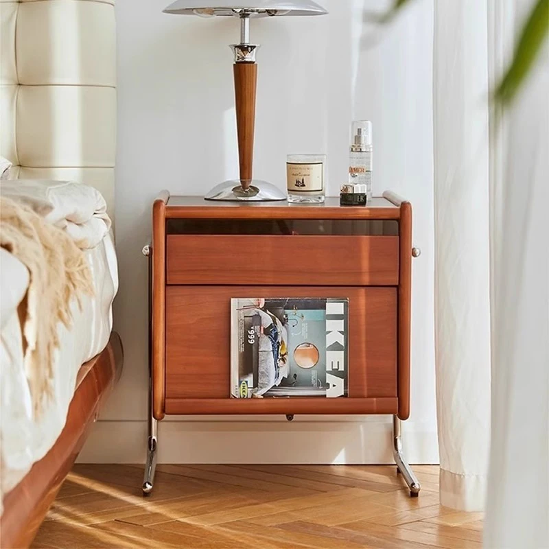 

Designer Nordic Bedside Table Cool Salon Luxury Cute Night Stand Modern Nordic Table De Chevet Chambre Bedroom Furniture