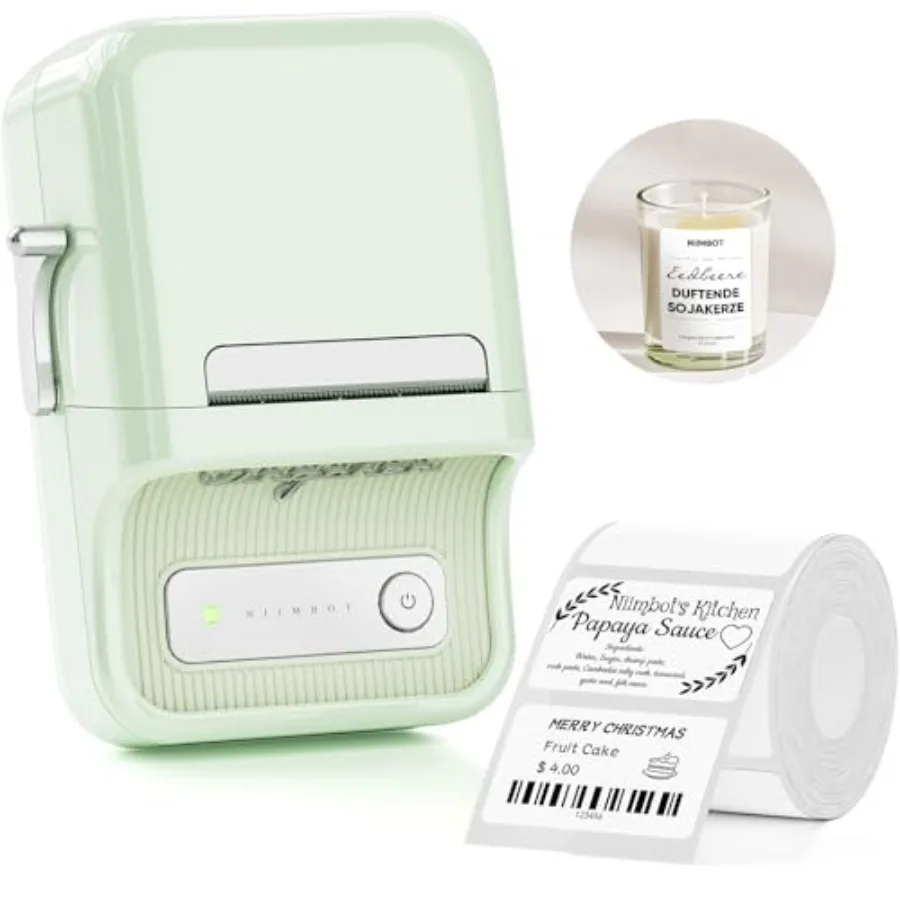 

B21 Label PrinterBluetooth Thermal Label Maker Ideal for Home Organization Business Ofice 50x30mm Labels