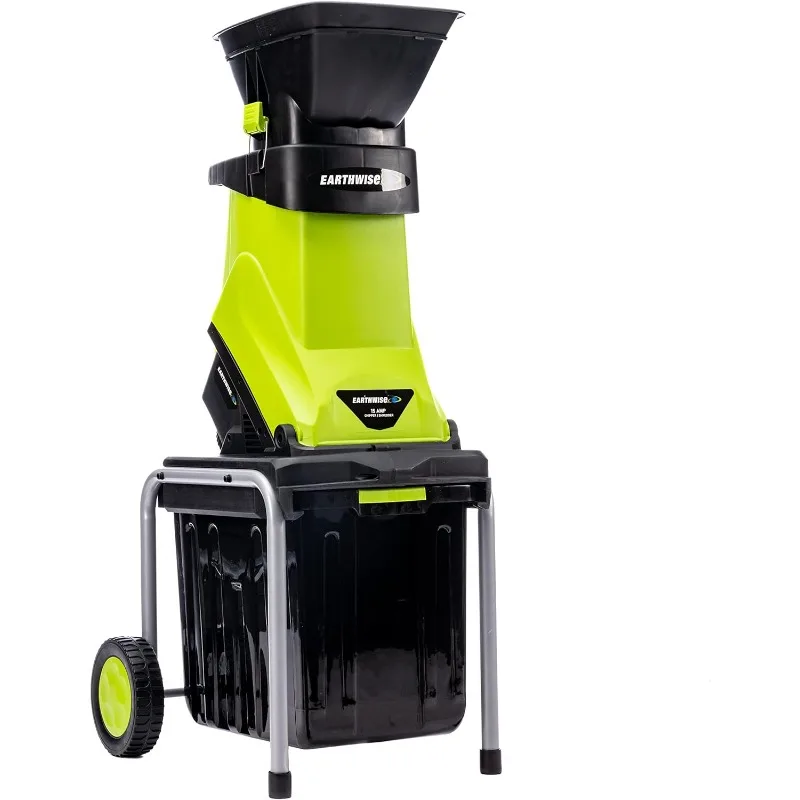 

Earthwise GS70015 15-Amp Garden Corded Electric Chipper, Collection Bin