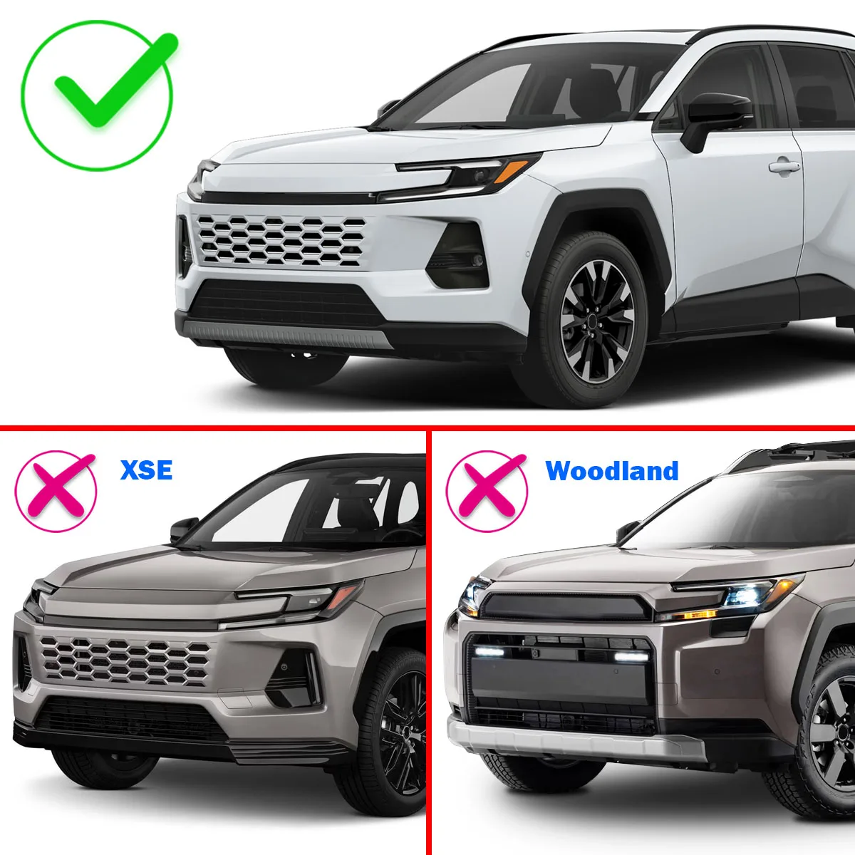 Stainless Steel Front Bumper Cover Trim Molding Lower Grille Protector For Toyota RAV4 XA60 2026 2027 2028 Car Accessories