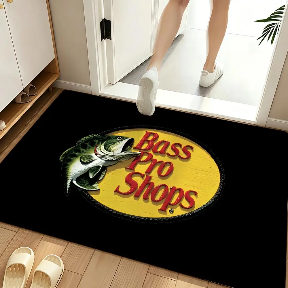 Outdoor B-Bass P-Pro S-Shops Floor Mat Soft Flannel Entrance Door Mat Non Slip Absorbent Bathroom Bedroom Floor Rug