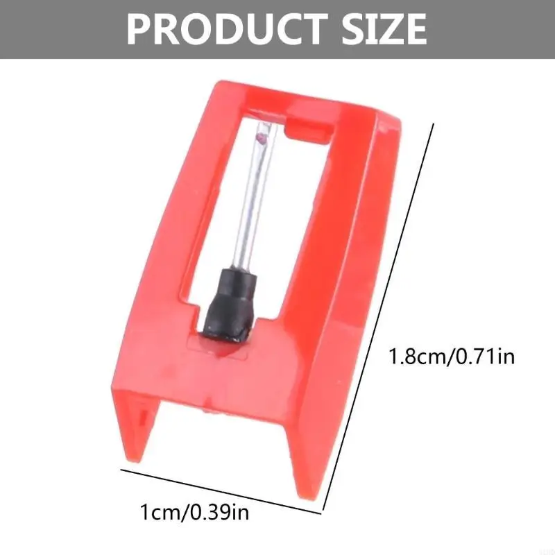 J1HD 2pcs Diamond Sostitucement Styluss Record Player Needle per i giradischi dei giradischi Accessori gramofonici