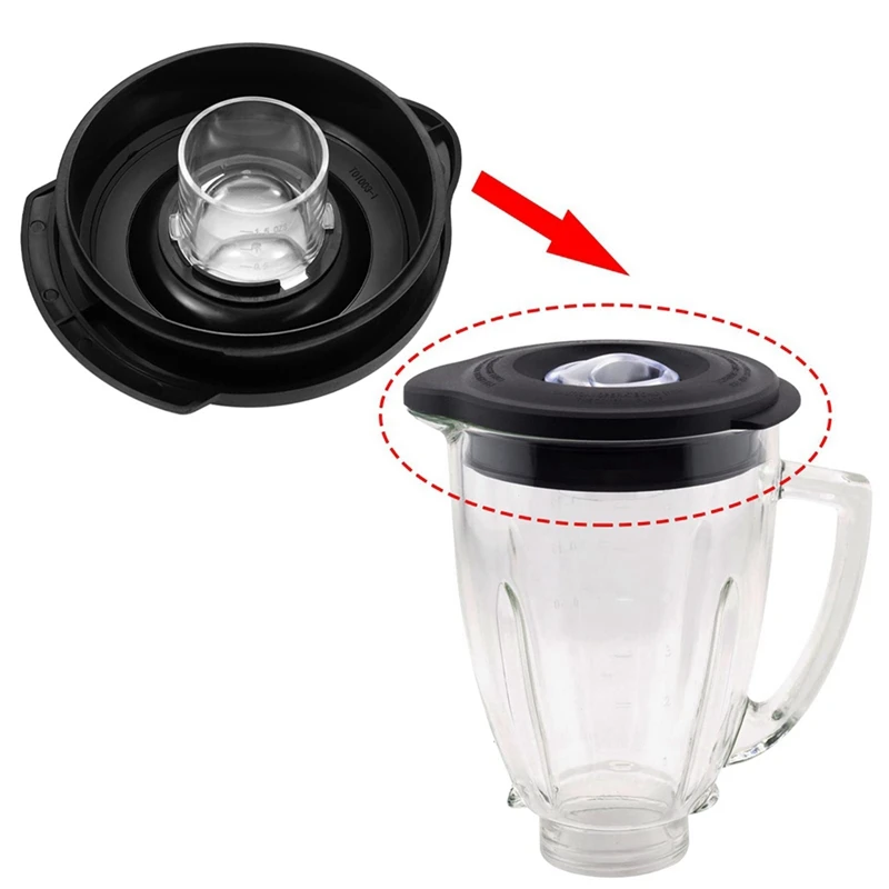 L73A 2025-2X 6-Cup Glass Blender Lid Cover For Os-Ter Blender Jar 124461-000-000 Fit For Os-Ter Pro Blenders Lid Replacement Par