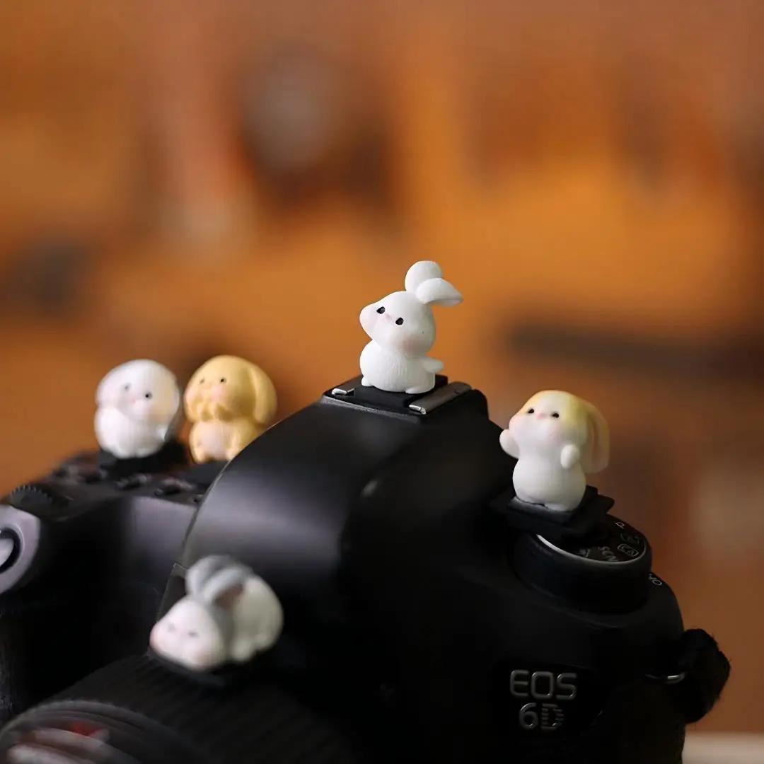 Niedliche Hasen-Universal-Blitzschuhabdeckung für Leica Q2 Q3 Fuji X100V X-T5 Sony ZV-1 ZV-E10 Canon EOS R5 Nikon Z5 Kamera-Zubehör
