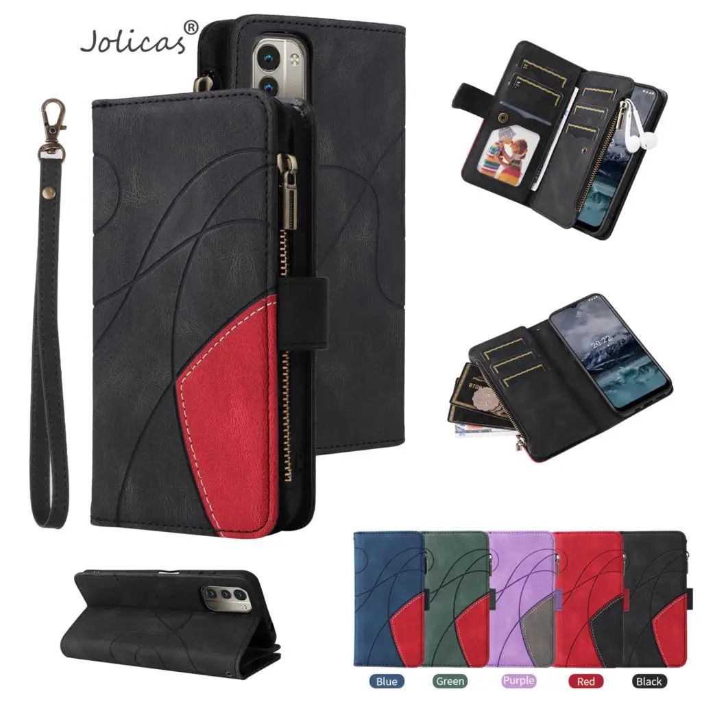 Phone Accesories Case For telefon Nokia G21 Cards Slot Telephone Leather Cover Casa Nokia funda G11 G10 G20 G50 Flip Wallet Bag