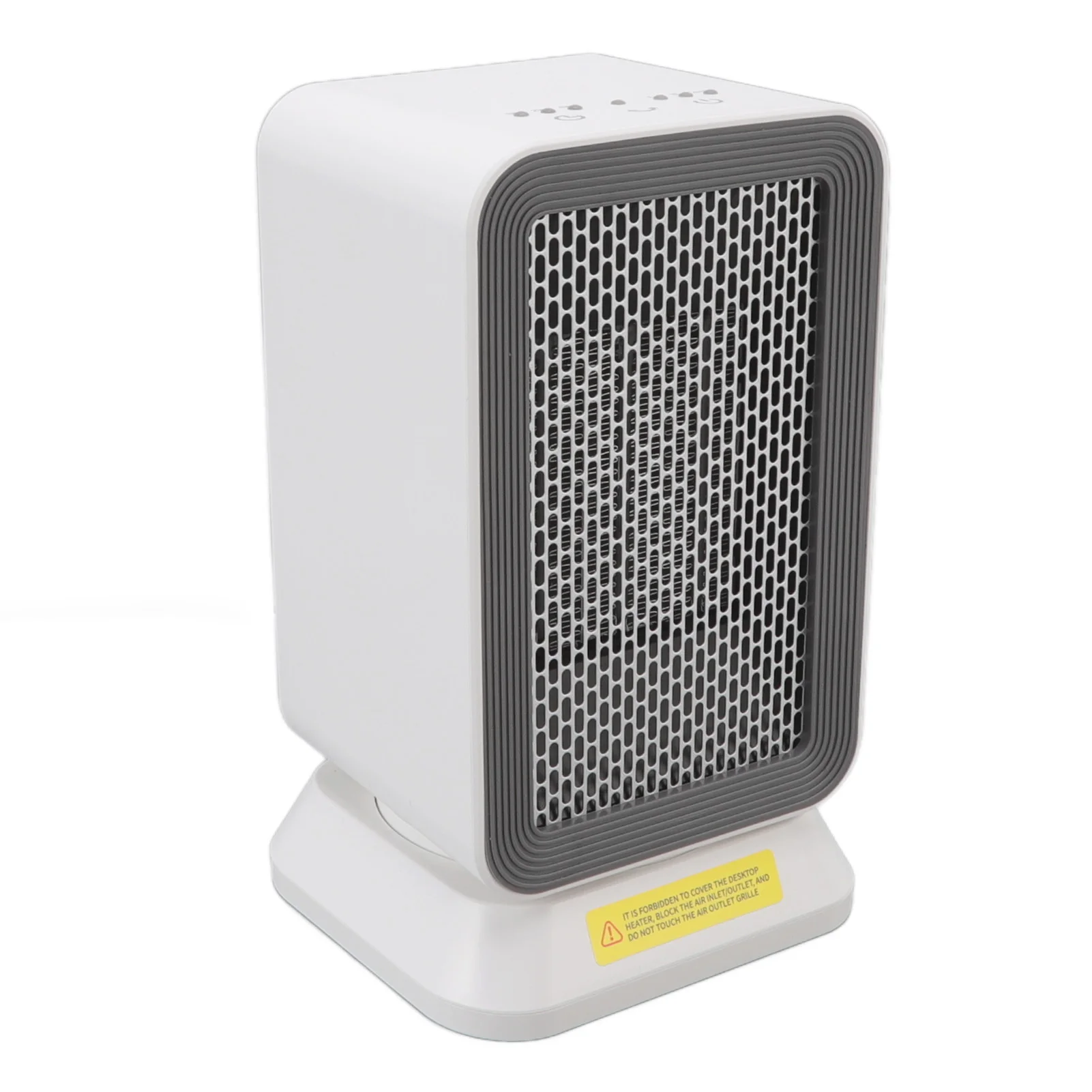 Desk Heater 3 Levels Temperature 35 Degree Shaking Touch Screen Control Power Outage After Dumping Electric Heater
