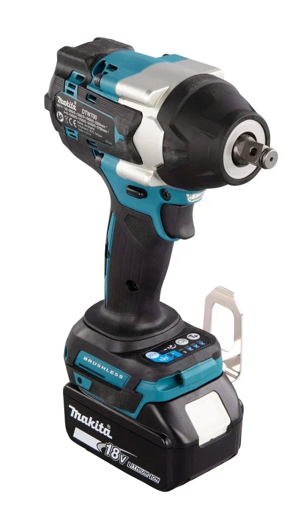 18 В Makita DTW700 1800 Нм бесщеточный электрический беспроводной ударный гайковерт с крутящим моментом 1/2 дюйма литий-ионный аккумулятор Makita BL1860B