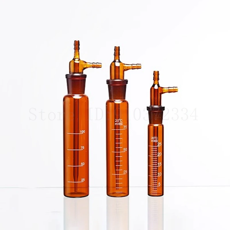 Botol Penyerap Dampak Besar Borosilikat Tinggi 10 25 50 75 125 250 275Ml Botol Pengambilan Sampel Gas Dampak