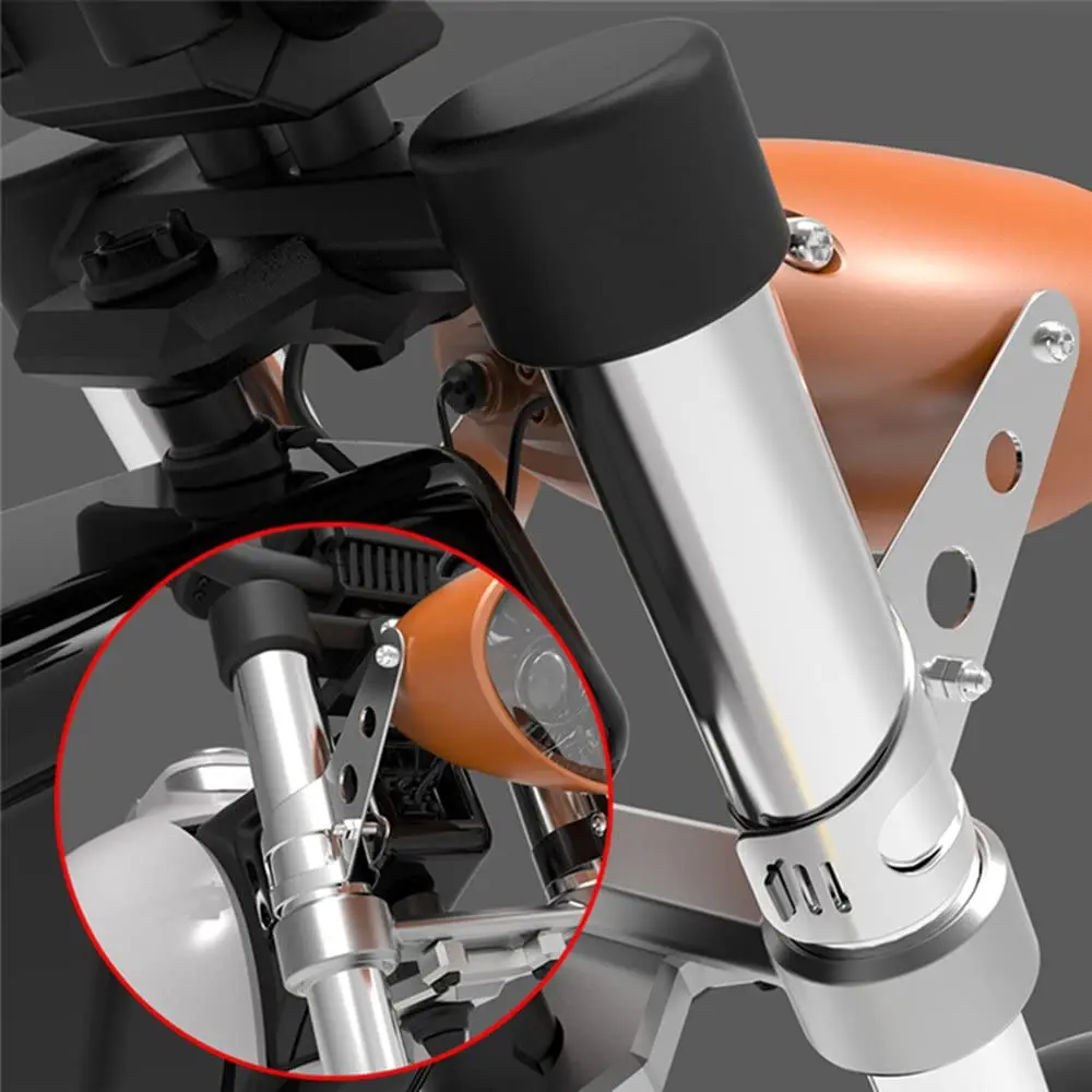 

For Kawasaki Suzuki Yamaha Triumph Stainless Steel Headlight Bracket Fork Universal Mount Support Motorcycle Accessories