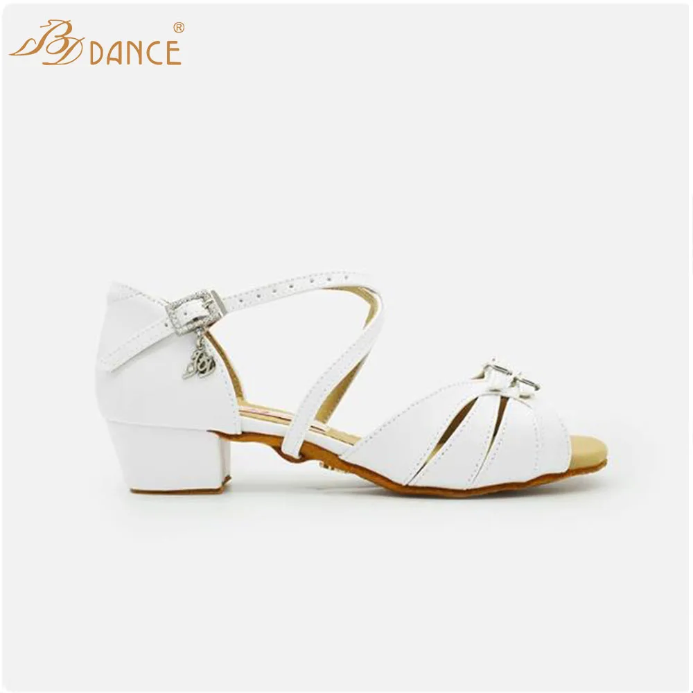 أحذية الرقص اللاتينية JustBDdance Betty للأطفال والفتيات أحذية الرقص الاحترافية الناعمة من الأسفل SALSA #3