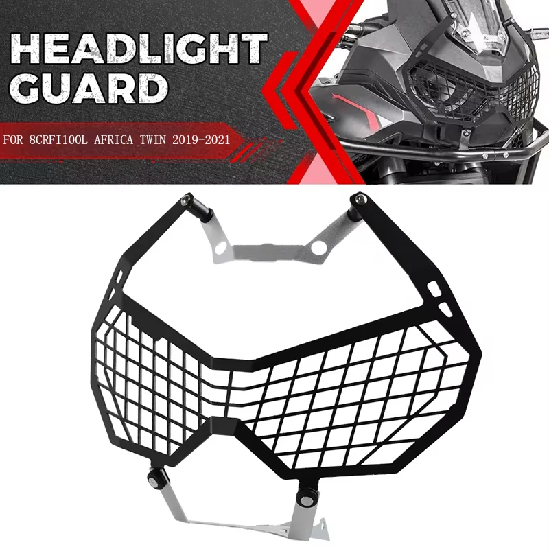 

FOR HONDA CRF1100L Africa Twin 2019-2021 Motorcycle Headlight Protector Grille Shield Guard Cover Grill Head Light Guard Part