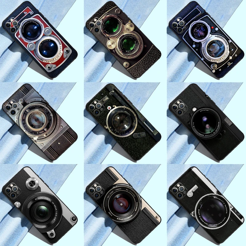 

Винтажный чехол в стиле ретро для камеры для Xiaomi 15 14 13 Ultra 11T 12T 13T 14T Pro POCO X7 Pro X5 X6 M6 F5 F6 Pro, чехол