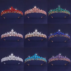 Fashion Crystal Bridal Crown Wedding Bridesmaid Tiaras Party Hair Jewelry Prom Headpiece Gift
