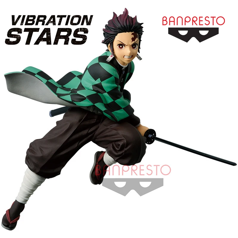 

Bandai Original Banpresto VIBRATION STARS Demon Slayer Kamado Tanjirou 15cm Anime Gift Model ornament Collection Figure Toy