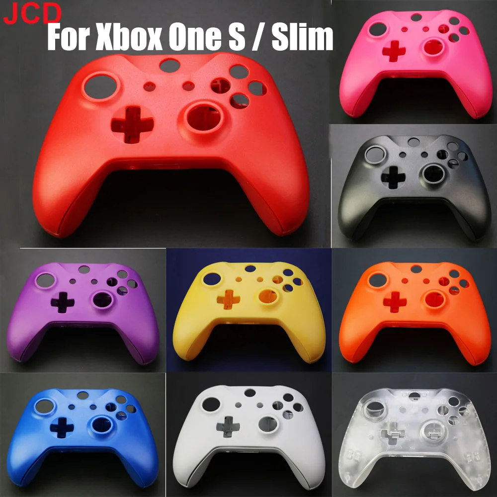 JCD 1pcs For Xbox One S Replacement Shell Housing Matte Cover Case & Full Buttons Set For Xbox One Slim Controller