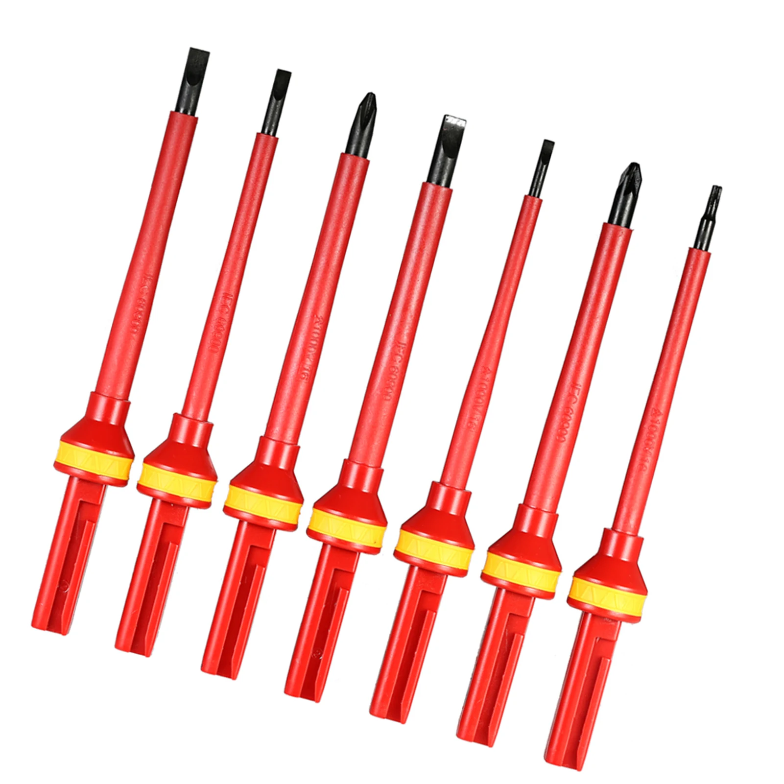 NEUES Elektriker-Werkzeugset Schraubendreher-Set Isolierte Starke Magnetische Bits Elektriker-Handwerkzeuge Schlitzschraubendreher – Detail 8