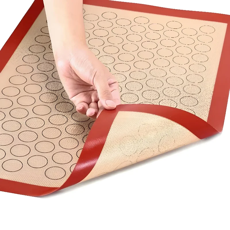 

Macaron Silicone Baking Non Stick Mat Cookie Pad Rolling Dough Mats Baking Gadget for Oven Sheet Cake Bakeware Kitchen Tools