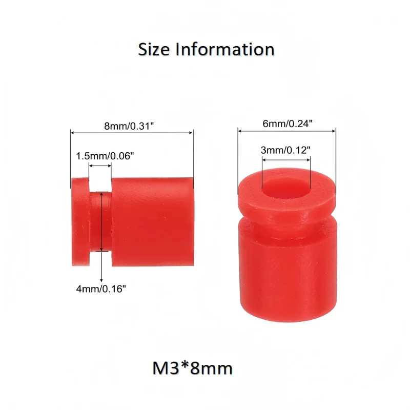 Xflight hobby 10 peças m3 amortecedor de borracha bolas de amortecimento de silicone para drone fpv quadricóptero controle de vôo f4 f7