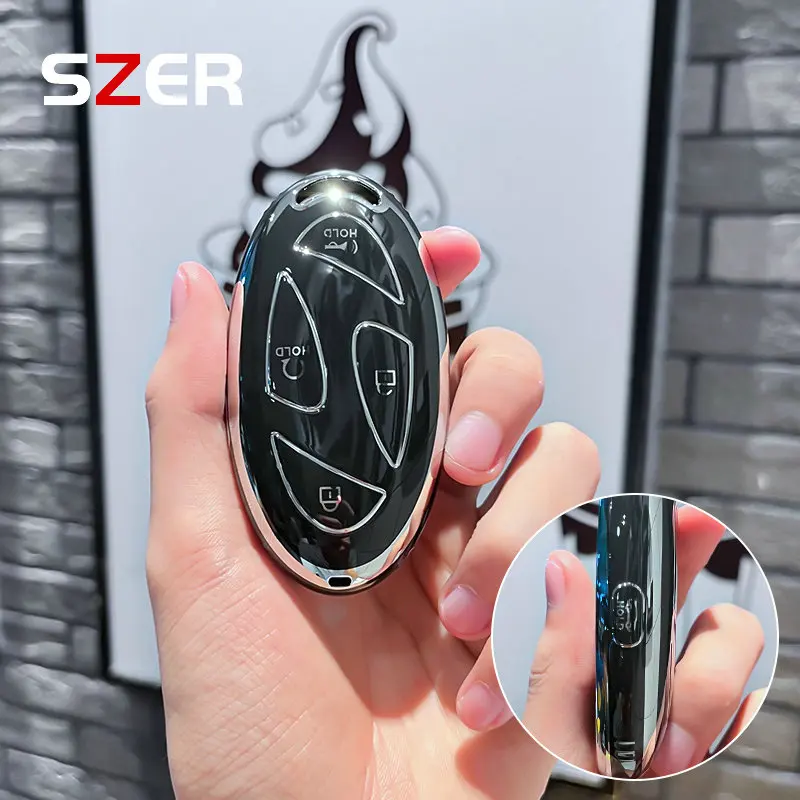 الذكية مفتاح بعيد قذيفة فوب بولي TPU حافظة مفاتيح السيارة لشركة هيونداي 5/7 أزرار Grandeur GN7 KONA Ev 2023 lonic 6 اكسسوارات غطاء السيارات