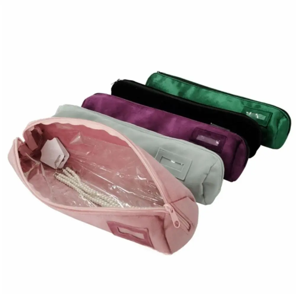 

New Design with Zipper Necklace Travel Pouch Multifunctional Velvet Jewelry Organizer Portable Organizer Pouch Travel