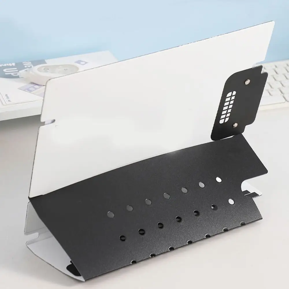 Plastic Robot Shape Paper Clipboard Can Be Vertical Foldable Test Paper Storage Clip Large Capacity A4 File Folder for Home