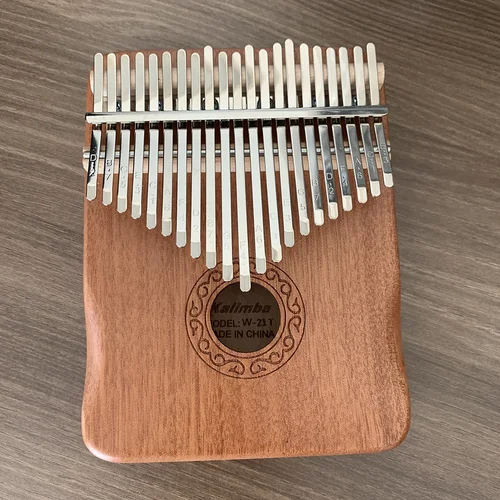 Instrumento Musical Kalimba de madera, Piano de pulgar de dedo de 8/17/21 teclas, regalo de Acacia Mbira, Piano de pulgar para principiantes con accesorio