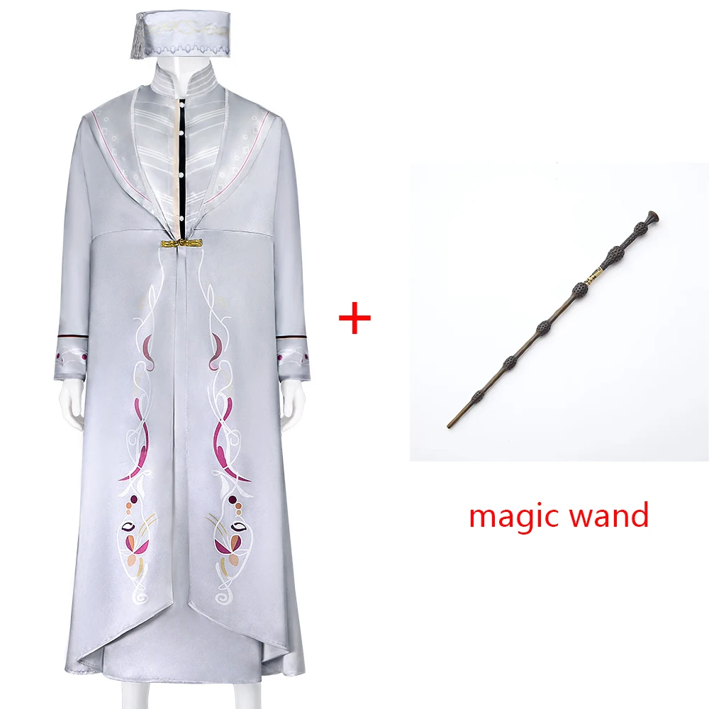 Filosofal Wizard Robe Set Außen- und Innenumhang für Magic School Roleplay Stage Dumbledore Cosplay Kostüm Piedra Performance