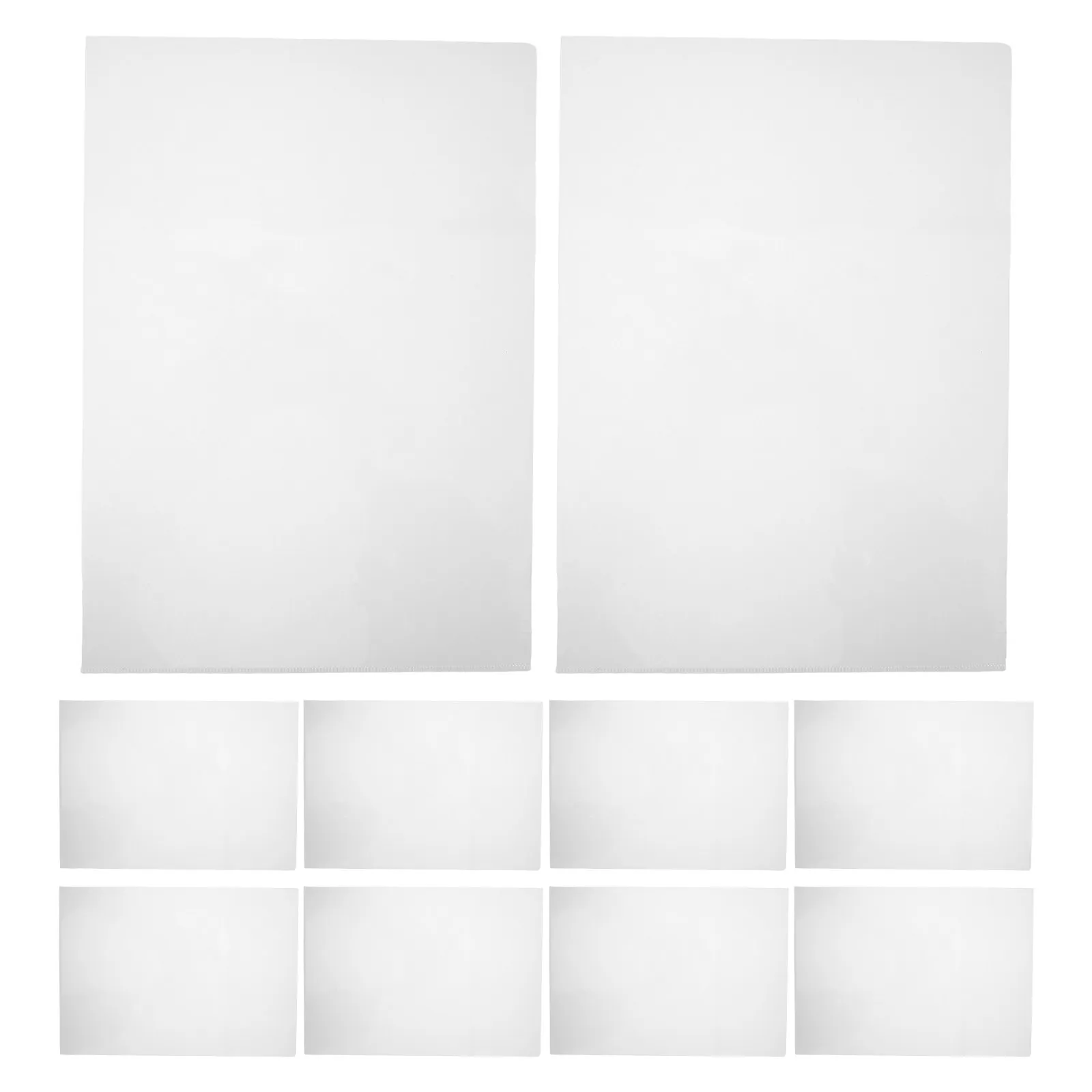 

50Pcs Sheet Music Protector Sleeves Waterproof Dustproof Clear Page Protectors for Piano Students Musicians Outdoor Practice