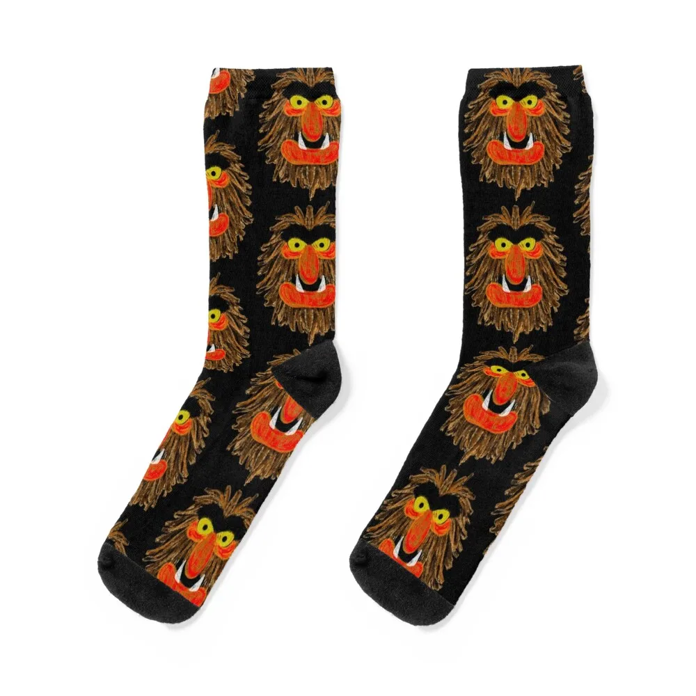 

Sweetums Muppet Show inspired illustration Socks loose Soccer Novelties Socks Ladies Men's