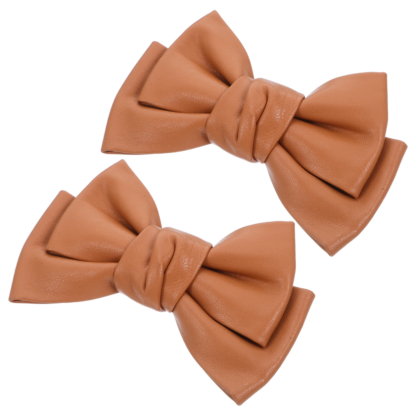 

1 Pair Elegant Bow Clips Detachable Shoe Buckles For Women Heels Bridal Wedding Party Pu Zinc Alloy Decorative Shoe