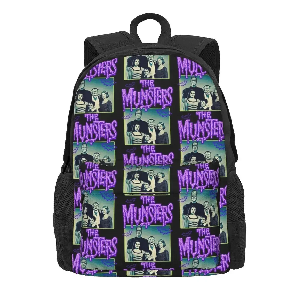 

The Munsters Backpacks Boys Girls Bookbag Children School Bags Cartoon Kids Rucksack Laptop Rucksack Shoulder Bag Large Capacity