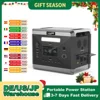 SOLARPLAY 휴대용 발전소 비상 백업 고출력 전원 공급 장치, 야외 캠핑 RV 정전용 LiFePO4, 2400W, 2160WH 1