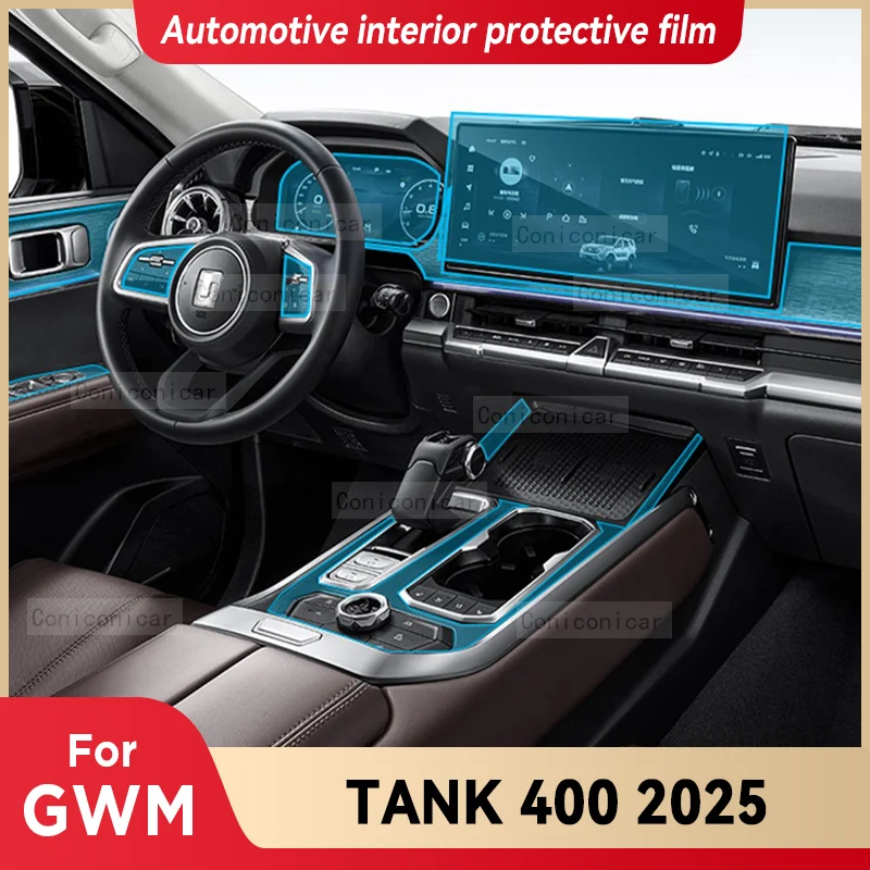 

For Great Wall TANK 400 2025 Car Interior Center Console Screen Protective Film Anti-scratch Repair film Sticker Accessories