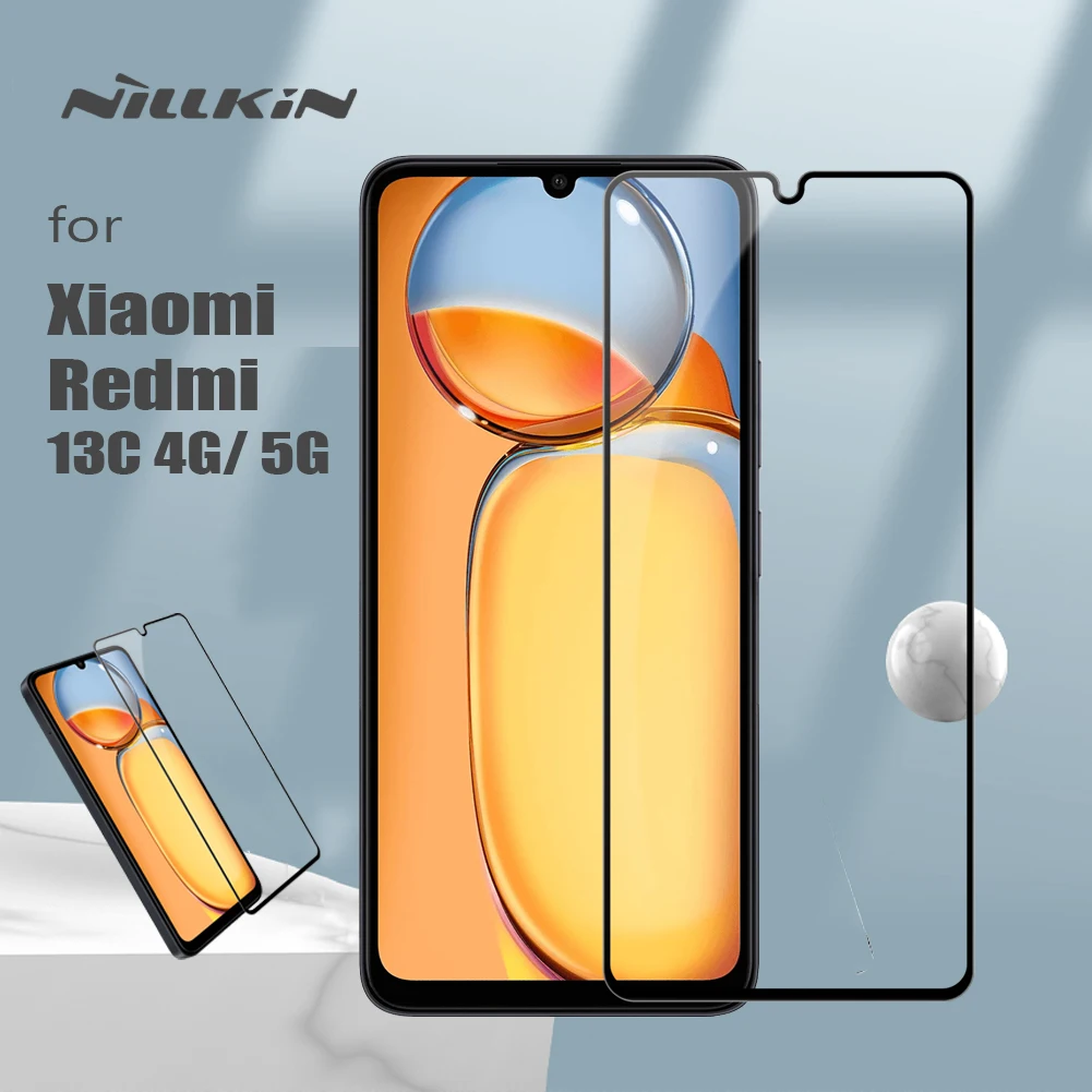 for Xiaomi Redmi 13C 5G / 13C 4G Nillkin Tempered Glass CP+PRO Full Cover glue Screen Protector