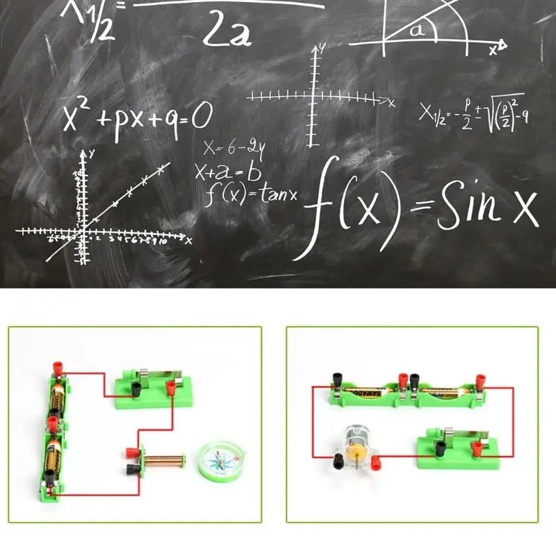 Physics Electric Circuit Learning Starter Kit Science Lab Basic Electricity Magnetism Experiment Education Kits Set