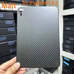 Case for Apple iPad Mini 7 8.3 Inch Mini7 Real Carbon Fiber Aramid Anti-explosion Tablet Protective Cover Protection Shell