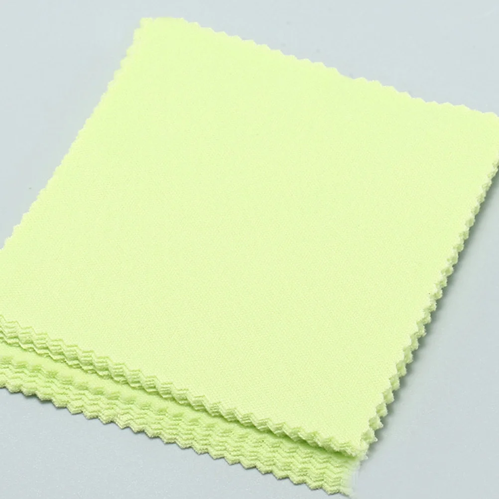 

100Pcs Glasses Cleaning Cloth Soft Polishing Wipe for Screens Compact Scratch-Free Cloth for Lenses and Jewelry