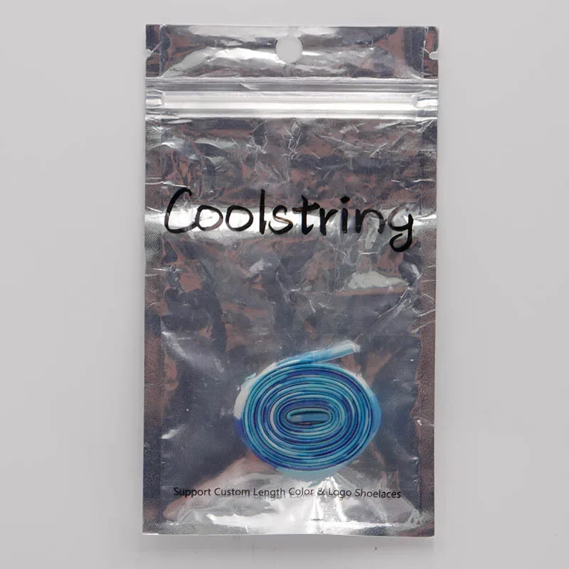 Coolstring 6MM Flat Blue With Elastic Poly Rubber Ropes Inner Durable Strapping Tool Hoodie Drawcord Pajamas Pant Waist Lacet