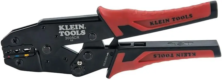 Automatic Wire Stripper & Ratcheting Crimper Tool Kit, 2-Piece Electrical Tool for Easy Wiring