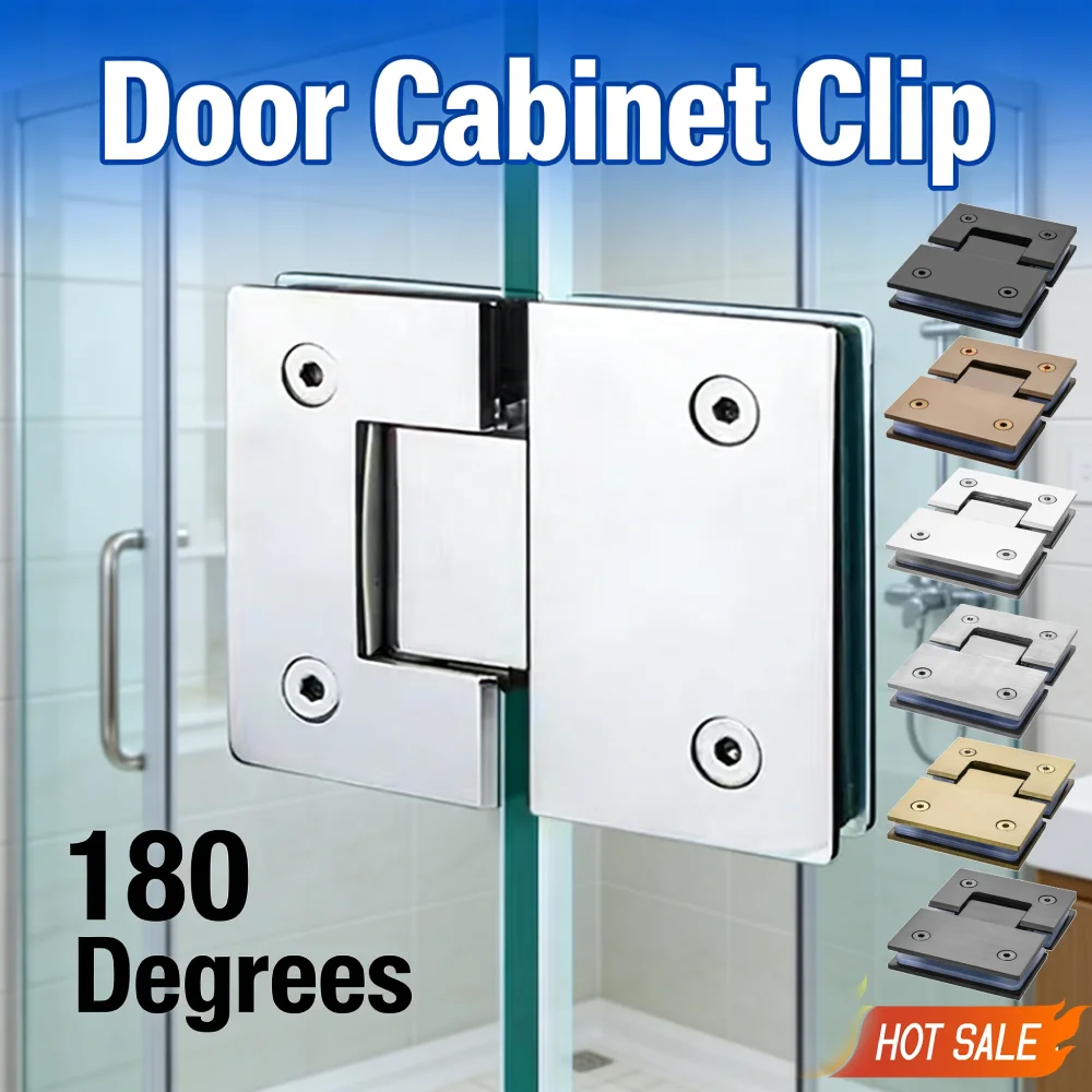 

Зажим для дверей шкафов на 180 градусов, из нержавеющей стали 304, для витрин, сверхмощный кронштейн для стекла, зажим-кронштейн, мебельная петля, запасные части